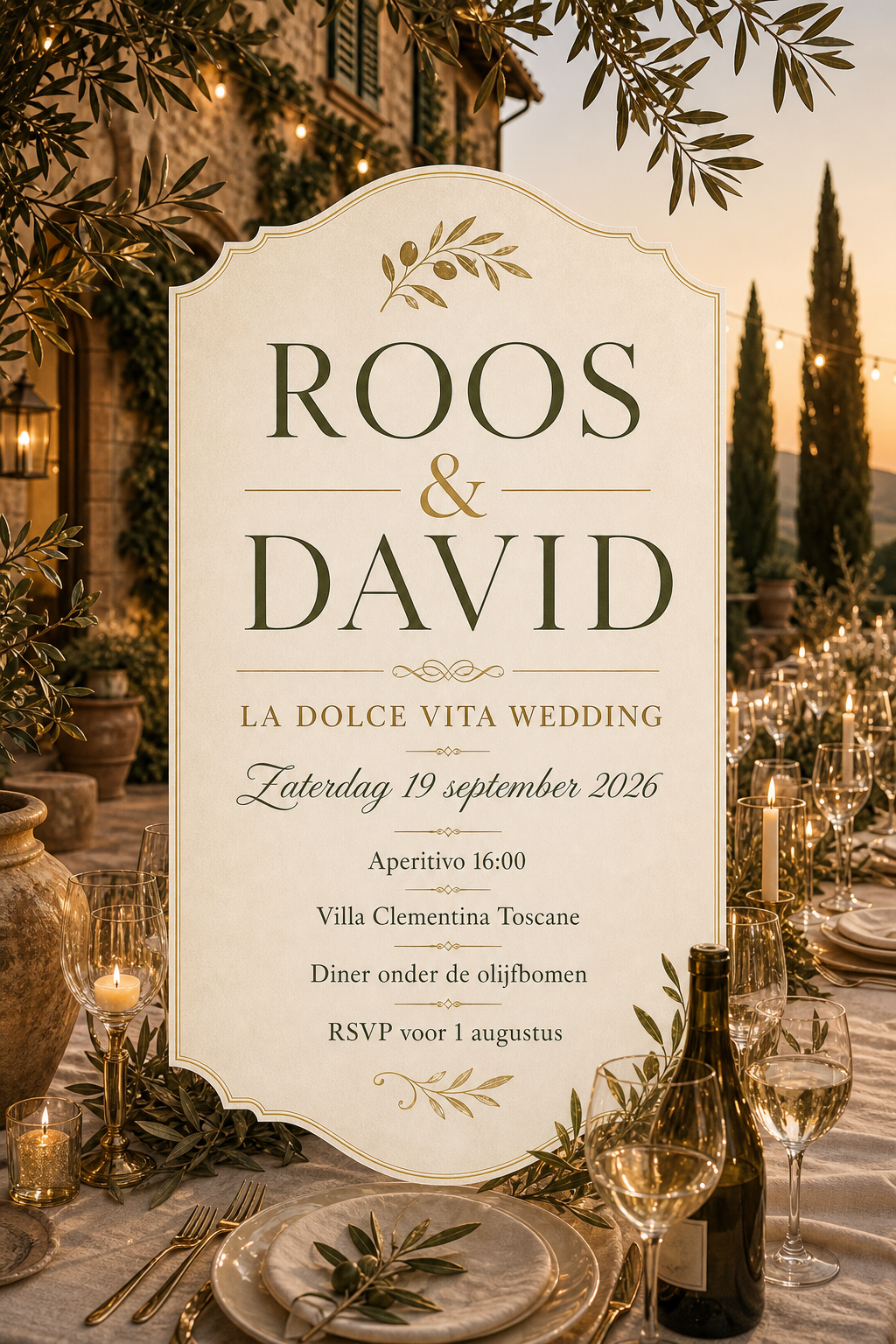 Tuscan Villa Dinner