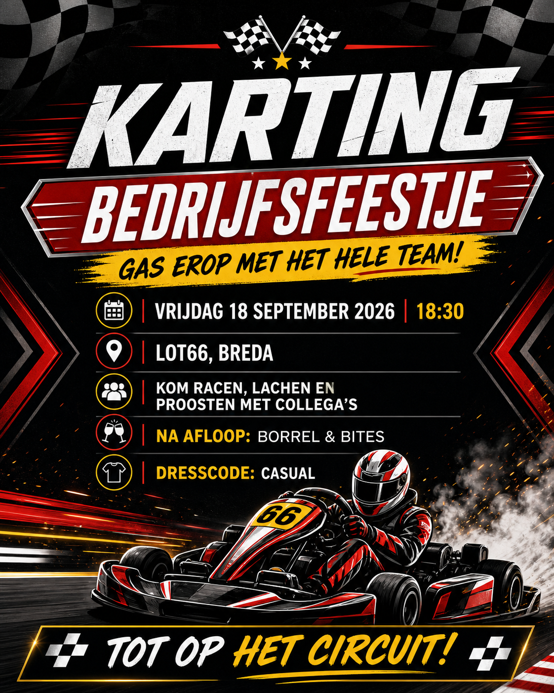 Karting Bedrijfsfeest