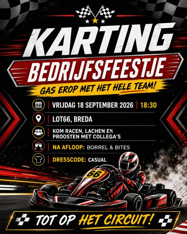 Karting Bedrijfsfeest