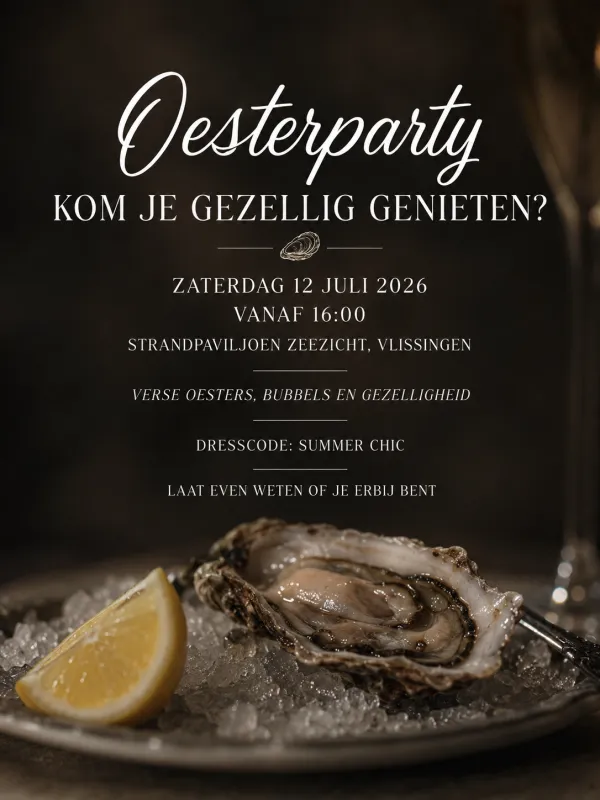Oesterparty Donker
