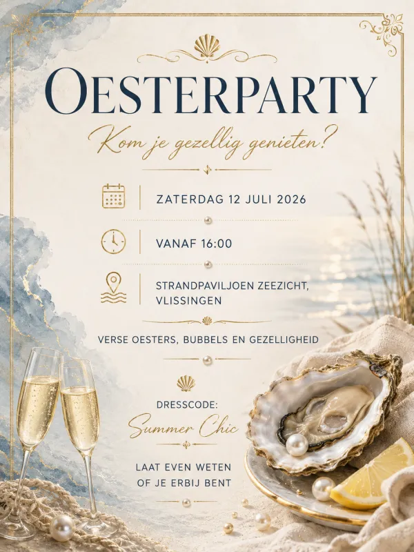 Oesterparty Strand