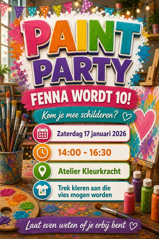 Paint Studio Party