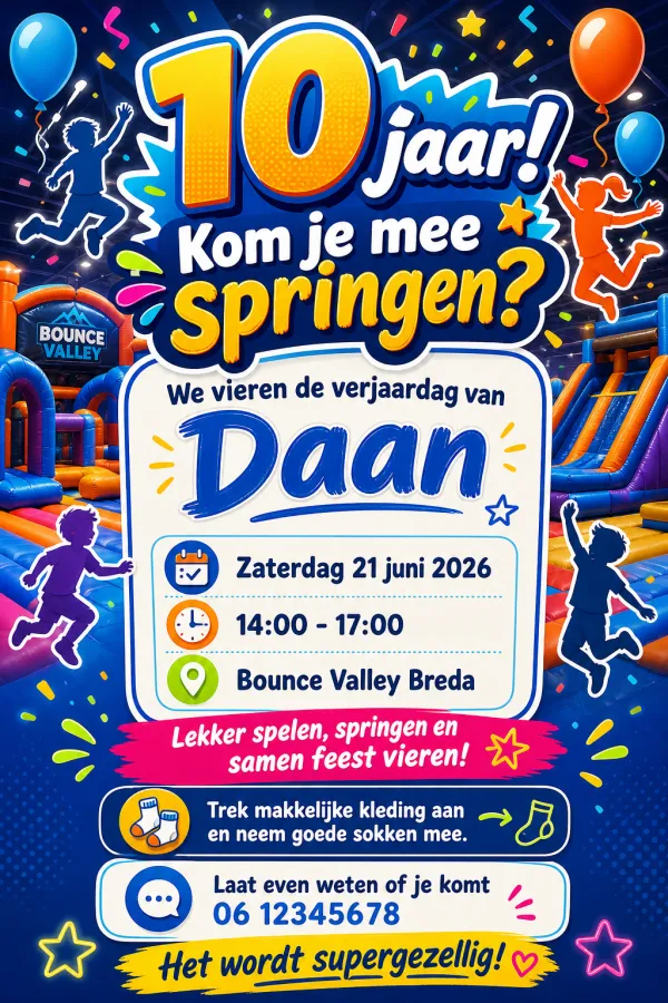 Trampoline Feest