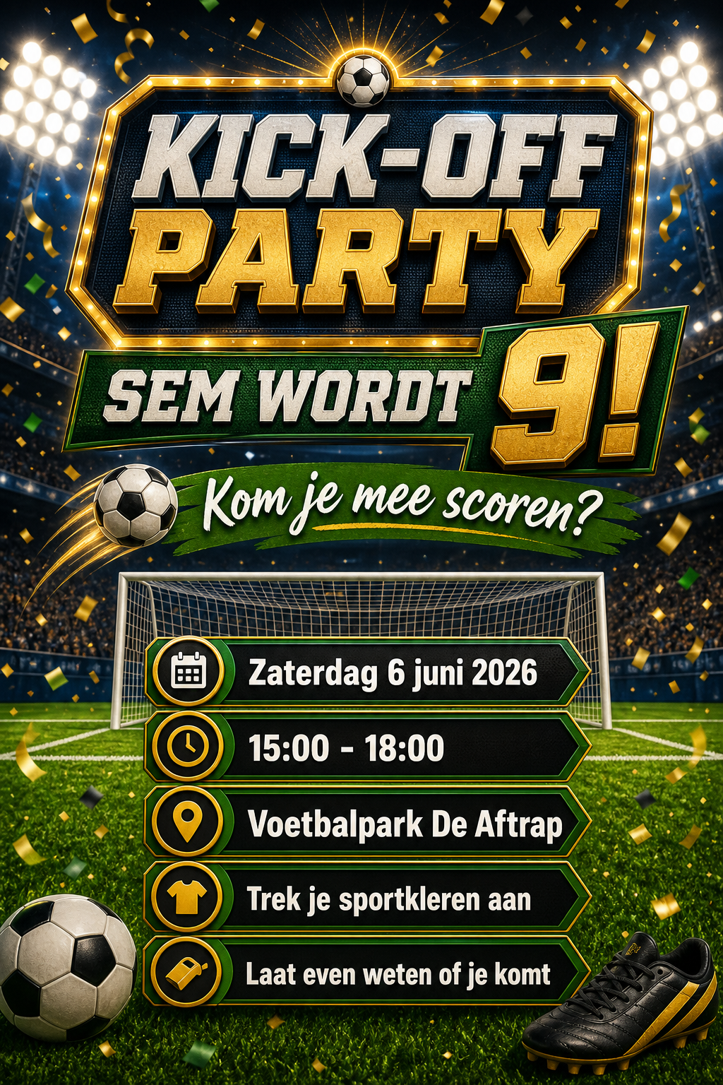 Voetbal Stadion Party