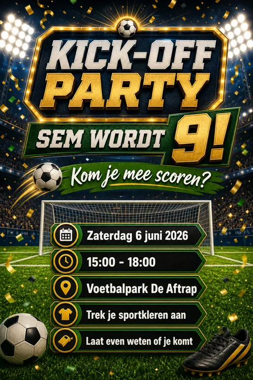 Voetbal Stadion Party