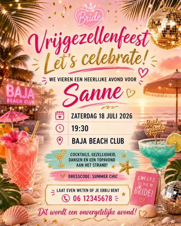 Vrijgezellen Strand
